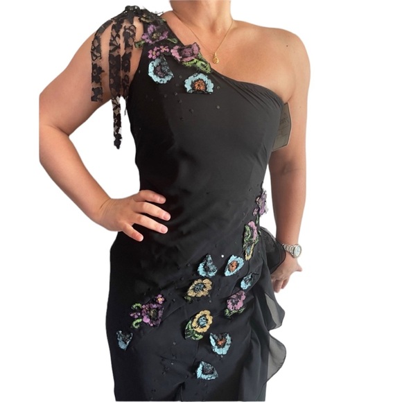 Jovani One Shoulder Gown - Picture 2 of 6